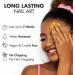 MOYOU LONDON Semi Cured Gel Nail Strips - Easy to Apply & Remove | Salon-Quality Manicure at Home | Includes UV Lamp offer - Buy Online on SooperMarket.com