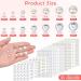 2032 Piece Self Adhesive Hair Gems, Pearls & Jewels Stickers - 7 Sizes for Makeup, Crafts & Home Decor - Buy Online on SooperMarket.com