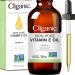 Cliganic 100% Pure Vitamin E Oil for Skin, Hair & Face - 120,000 IU, Non-GMO Verified | Natural D-Alpha Tocopherol 4 Fl Oz (Pack of 1)
