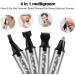 4 in 1 Nose Hair Trimmer for Men - Waterproof Ear & Eyebrow Clipper Travel-Friendly Battery-Powered Grooming Tool - Buy Online on SooperMarket.com