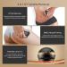 Depsoul Body Massager Professional Handheld Massager 2 in 1 Cordless Electric Massager with 2 Modes 3 Levels for Belly Waist Arm Leg Butt Black - Buy Online on SooperMarket.com