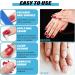 2 * 15ml Gel Nail Polish Remover Gel Remover for Nails Peel Off In 3-5 Minutes Quickly & Easily Removes Gel Nail Polish Gel Polish Remover with Cuticle Pusher Nail Files Blue - Buy Online on SooperMarket.com