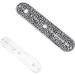 Guitar Control Plate Replacement Small Carved Metal Guitar Control Plate for TL TELE for Electric Guitar Control Plate Accessory(Silver) - Buy Online on SooperMarket.com