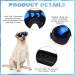 Buy Queerelele Dog Sunglasses - Anti-UV Waterproof Windproof | Fashionable Protective Glasses for Small & Medium Dogs (Black) - Buy Online on SooperMarket.com
