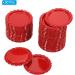 PATIKIL 1 Inch Flat Decorative Bottle Caps 50 Pack Craft Bottle Pendant Trays Double Sides Printed for DIY Pendants Craft Scrapbooks Red - Buy Online on SooperMarket.com