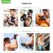 Trideer Workout Weight Lifting Gloves with Wrist Straps - Breathable Fingerless Gym Gloves for Men & Women - Full Palm Protection - Ideal for Training, Pull Ups, Fitness at Home - Black (Large) - Buy Online on SooperMarket.com