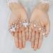 Handcess Wedding Hair Needles & Rhinestone Flower Clips - 5-Piece Bridal Accessories for Women and Girls - Buy Online on SooperMarket.com
