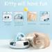 Suhaco 3-in-1 Interactive Cat Toy Set with Feather Wand, Catnip Ball, and Bell Track Toy - Self Play Fun for Indoor Cats - Blue - Buy Online on SooperMarket.com