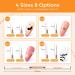 Modelones Nail Art Brushes Set - Super Fine Thin Liner Brushes (7/11/15/20mm) for Gel Nail Art & Design - Perfect Gift for Women - Buy Online on SooperMarket.com