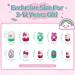 144Pcs Kids Christmas Style Press on Nails | Quick Stick on Fake Nails for Girls | Full Cover Acrylic Nail Kit | Children's Nail Decoration Set - Buy Online on SooperMarket.com