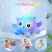 Bathly Octopus Baby Bath Toy - Light Up, Induction Spray Water, Gift for Kids - Blue - Buy Online on SooperMarket.com