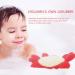 Bleu Bath 2 Pack Animal Body Scrubber Natural Linen Shower Balls for Kids - Gentle Exfoliating Bath Sponge Loofah Pouf - Yellow Starfish Red Crab Design - Buy Online on SooperMarket.com