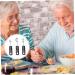 Spoon Adaptive Cutlery 3 Pieces Stainless Steel Mirror Polished Bendable Flexible Portable Curved Cutlery Cutlery with Plastic Non-Slip Handles for People with Disabilities - Buy Online on SooperMarket.com