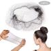 100Pcs Hair Nets Invisible Elastic Edge Mesh for Wig and Hair Fixation Ladies Bun Making(Black)