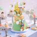 29 PCS Colorful Balloon Cupcake Topper Set for Wedding, Baby Shower, Birthday Party - White, Gold, Green - Buy Online on SooperMarket.com