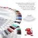 Pack of 50 Transparent Nail Polish Display Color Fields for Nail Studios - Perfect for Salon Organization - Buy Online on SooperMarket.com
