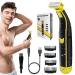 Electric Shaver for Men Wet and Dry Shower Facial Body Shavers Rotatable Full Body Waterproof Non-Slip USB Rechargeable 700mAh Travel Women Hair Removal Trimmer Beard Trimmer