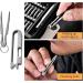 Portable Titanium Tweezers Mini Titanium Tweezers Key Ring Tweezers with Belt Clip Titanium Alloy EDC Multi Tool EDC Tools and Gadgets Stowable Tweezers Tool - Buy Online on SooperMarket.com