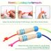 Qetlavee Adjustable Jump Rope for Kids - 2 Pieces 220cm Wooden Handles Perfect Gift for Boys & Girls Ages 6-10 - Blue & Pink - Buy Online on SooperMarket.com