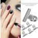 LANTRO JS Stainless Steel Nail Tip Clips 2 1.2 0.7 inches Nail Extension Quick Building Nail Tips Clip Nail Extension Clips Multifunctional Nail Art Accessories - Buy Online on SooperMarket.com