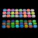 24 Pack Glow in The Dark Pigment Powder - Luminous Neon Colors for DIY Nail Art, Slime, Resin, Acrylic Paint - Non-Toxic Fluorescent UV Powder - Buy Online on SooperMarket.com