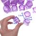 JZK 40 Pack of Purple Transparent 3ml Cosmetic Jars - Perfect for Creams Lip Balm & Travel - Buy Online on SooperMarket.com