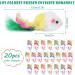 ueslwser 20 Pcs Mice & AnimalToys Colorful Feather Interactive Cat Interactive Mouse Catnip Toys Assorted Randomly Colors for Cats and Kitten Indoor Play Cat Mice Toys Pack Interactive Catch Play - Buy Online on SooperMarket.com