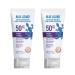 BLUE LIZARD Sport SPF 50 Twin Pack Mineral-Based Sunscreen Lotion for Athletes Paraben-Free Fragrance-Free Non-Greasy Broad Spectrum Sun Protection 89ml Tube Pack of 2 89 ml (Pack of 2)