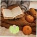 HOLIDYOYO 3pcs Pumpkin Decoration Autumn Rustic Pumpkin Desk Topper Figurines for Outdoors Fake Pumpkin Thanksgiving Day Pumpkin Ornament Decorative Pumpkin Ceramics Window Gift Greenx3pcs 13X13CMx3pcs - Buy Online on SooperMarket.com