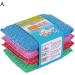 4Pcs/Set Flexible Cleaning Sponge Wide Application Printed Portable Multifunctional Pot Cleaner for Home Pot Cleaner - Buy Online on SooperMarket.com