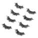 Buy 6D False Eyelashes - Fluffy Long & Dramatic Reusable Fake Eyelashes | Thick & Soft (4 Pairs) - International Shipping Available - Buy Online on SooperMarket.com