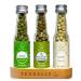 Teaballs tea set herbs with 3x mint ginger Rothenberger herbal tea + wooden display gift set results 90-225 cups of hot biotee without sugar 100% vegetable organic tea herbs 90-225 cups