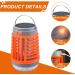 Electric Mosquito Killer Lamp Mosquito Lamp Mosquito Zapper Electric Fly Killer Electric Fly Zapper Household Use Indoor Outdoor Mosquito Trap Portable(Color:Orange) - Buy Online on SooperMarket.com