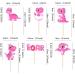 Cyodoos 36 Piece Dinosaur Cupcake Toppers Baby Dinosaur Cupcake Children's Birthday Party Cake Decorative Supplies Perfect for Dinosaur Parties and Boys and Girls' Birthday Party Decorative Supplies Pink - Buy Online on SooperMarket.com