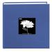 Fabric Frame Cover Photo Album 200 Pockets Hold 4x6 Photos, Sky Blue Sky Blue Album