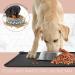Emwel Dog Food Mat Silicone Dog Bowl Mat Non-Slip Cat And Dog Feeding Mat Waterproof Dog Placemat L (47 * 30) black 180g - Buy Online on SooperMarket.com