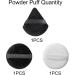 Wellehomi Powder Puffs - Set of 3 Triangle & Round Makeup Sponges for Daily Foundation, Blush & Cream Application - Buy Online on SooperMarket.com
