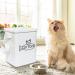 Vumdua Farmhouse Pet Food Storage Container Set - Airtight, Durable, With Scoop | Perfect Gift for Pet Owners - Buy Online on SooperMarket.com