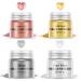 Luster Dust Edible Set - 4 Colors Food Grade Shimmer Nomeca Cake Dust Metallic Food Coloring Powder Glitter for Cake Decorating, Baking, Fondant, Gumpaste, Chocolate, Candy, Drinks, Cookie-(3g/Bottle)