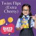 Twins Snacks Baked Puffs - Crunchy and Flavorful Snack Bites for Every Occasion - On-the-go Munchies - Anytime & Anywhere Eat - Enjoy at Home School Work (Pack of 3 Flips (Extra Cheesy)) Flips (Extra Cheesy) 100.00 g (Pack of 3) - Buy Online on SooperMarket.com