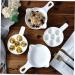 Mikinona 1pc Baked Snails Escargot Dish for Kitchen Server Dish Tableware Plate Escargot Cooking Mushroom Snail Dish Snail Bakeware Escargot Baking Ceramics Food Server Disk White 17X2.9CM White - Buy Online on SooperMarket.com