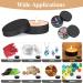 Veuwolm Aluminum Travel Cream Can (30 pcs) with Stickers - 15ml Screw Cap for Lip Balm & Cosmetics - Buy Online on SooperMarket.com