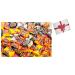 1 kg Fruit Salad and Black Jacks Chews Gift Hamper Box Assorted Pick and Mix Sweet for Parties Gifts and Sharing
