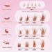 Eyelash Clusters Extension Kit - 40D+60D Mix Individual Lashes with Glue & Tweezers for DIY Wispy Look (Brown-SET2 - Buy Online on SooperMarket.com