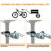 NICEDACK Tower Coupling for Bicycles | Galvanized Steel Bicycle Trailer Coupling Compatible with All Bicycle Saddles - Buy Online on SooperMarket.com