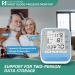 YUSHAN Wrist Blood Pressure Monitor - Large Display, Adjustable Cuff, Automatic Digital BP Machine Blue - Buy Online on SooperMarket.com