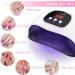 LKE LED UV Nail Lamp for Gel Nails - Professional Faster Nail Dryer with 3 Timers and Automatic Sensor - Buy Online on SooperMarket.com