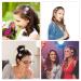 5-Piece Pearl Shell Starfish Hair Clip Set for Women - Beach Mermaid Hairpin Styling Accessories - Buy Online on SooperMarket.com