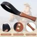 Catcan Riding Crop for Horses  Leather Paddle with Anti-Slip Wooden Handle  19'' Equestrianism Crops - Buy Online on SooperMarket.com