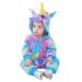 Doladola Baby Boys Girls Flannel Animal Hooded Unicorn Rompers Toddler's Jumpsuits Infant Outfit 18-24 Months Multicolor Unicorn